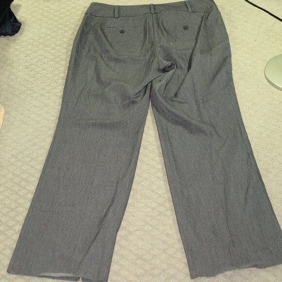 Loft Curvy Women's 10 Grey Dress Pants - Picture 2 of 9